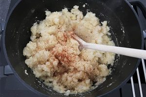 Bloemkool stamppot stap 3