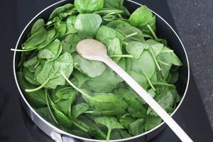 Gnocchi met spinazie stap 1