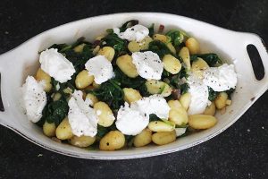 Gnocchi met spinazie stap 3