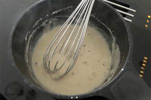 Koolrabi met kaassaus stap 1