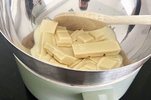 No bake cheesecake stap 1