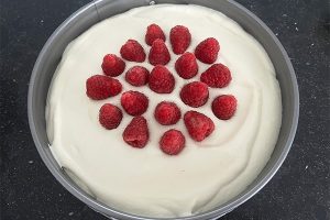 No bake cheesecake stap 6