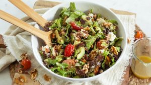 Salade met spekjes recept