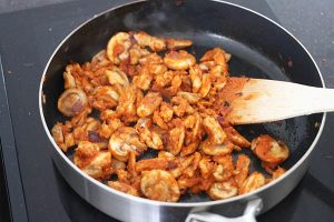 pasta rode pesto stap 1