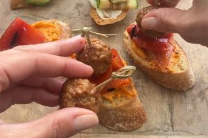 Pincho's maken stap 9