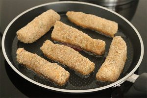 salade met krokante vis stap 4