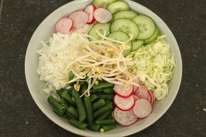 vegan gado gado stap 3