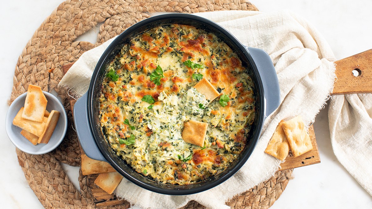 Spinazie artisjok dip