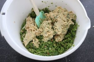 Doperwtenburgers stap 4