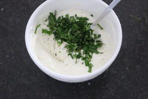 Doperwtenburgers stap 8