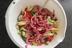 griekse pasta salade stap 2