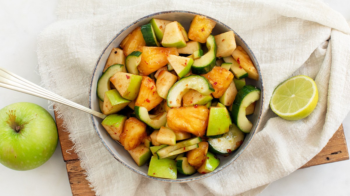 Roedjak manis (Indische fruitsalade)