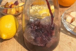 Sangria maken stap 1