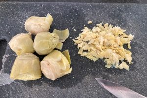 Spinazie artisjok dip stap 1