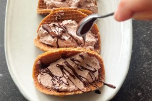 Stroopwafel taco's stap 5