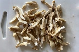 vegan pulled oesterzwammen stap 1