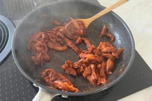 Pulled oesterzwammen stap 2