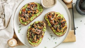Toast-met-champignons