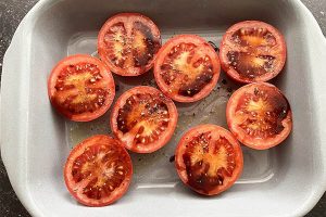 Geroosterde tomaten uit de oven stap 1