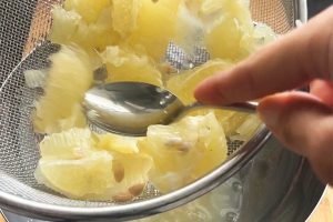 Gevulde citroenen met ijs stap 2