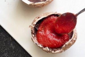 Portobello pizza stap 1