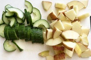 Salade brie en walnoten stap 2