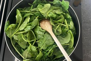 spinazietaart stap 1