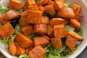 Zoete aardappel salade stap 2