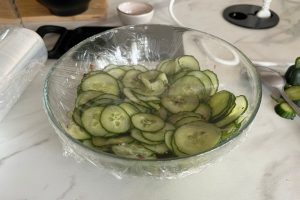 zoetzure komkommer stap 3