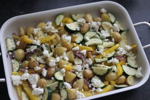 Groenten met feta uit de oven stap 3