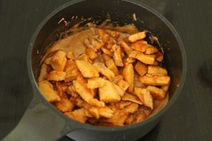 wraps met kip sate stap 4