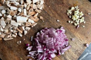 paddenstoelen tartaar stap 1