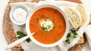 paprika courgettesoep recept