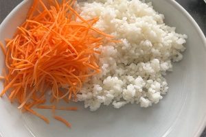 poke bowl met kip stap 1