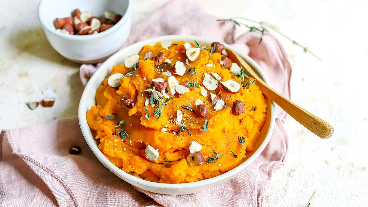 Pompoenpuree basisrecept