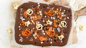 Halloween chocolade bark