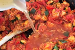 orzo ovenschotel stap 4