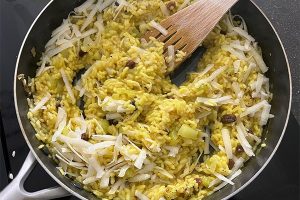 Saffraan risotto stap 3