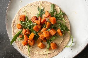 wraps met pompoen stap 3