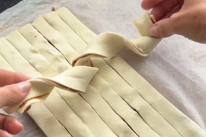 Speculaas bladerdeeg staf stap 5