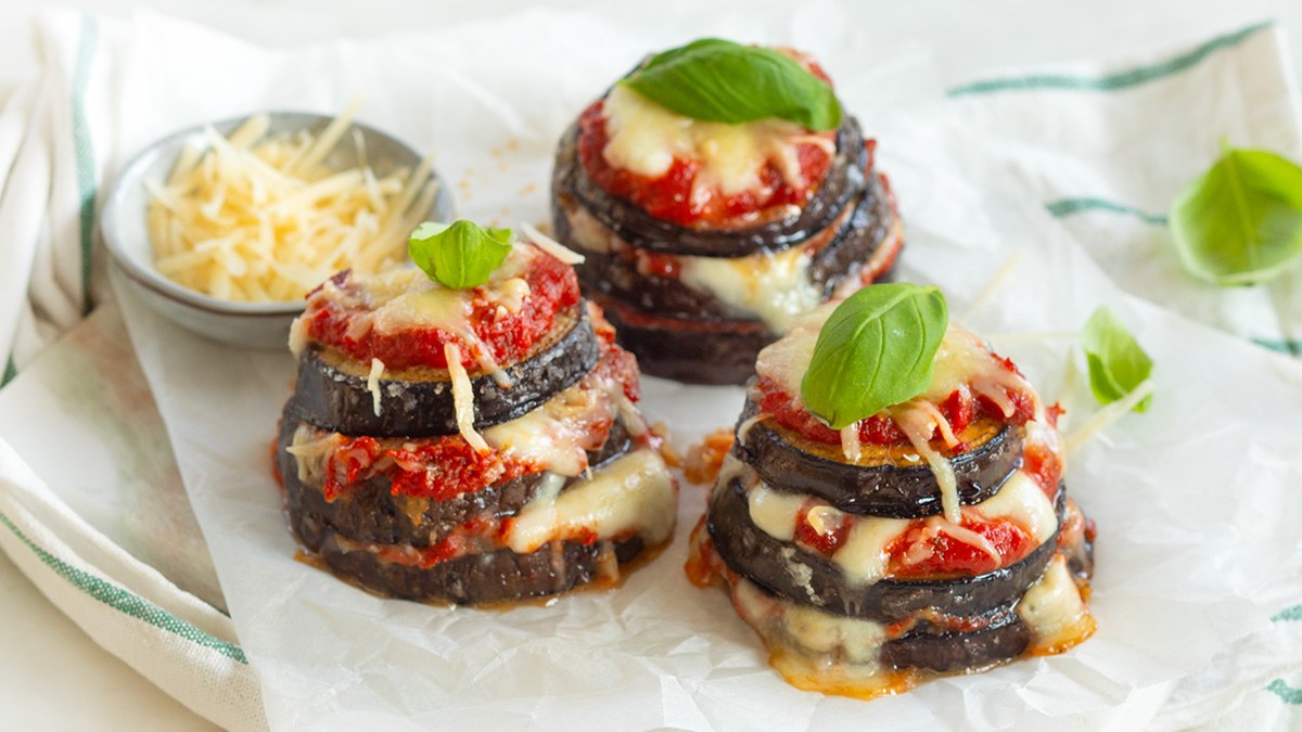 Mini melanzane parmigiana