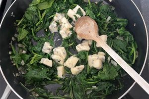 pasta met gorgonzola stap 2