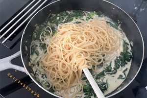 pasta met gorgonzola stap 3