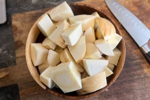 pastinaak stamppot stap 1