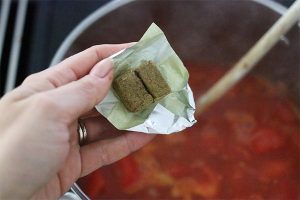 tomatensoep met balletjes stap 5