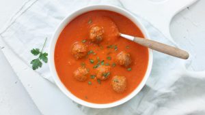 tomatensoep met balletjes recept