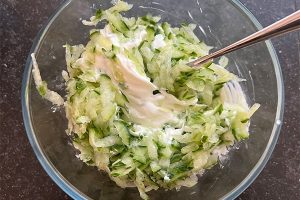 Wraps met gyros stap 1