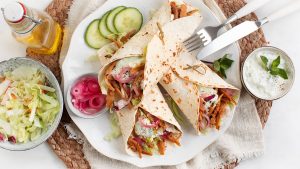 wraps met gyros maken