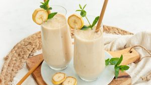 smoothie banaan en yoghurt