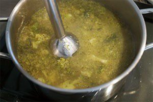 Broccoli cappuccino soep stap 2